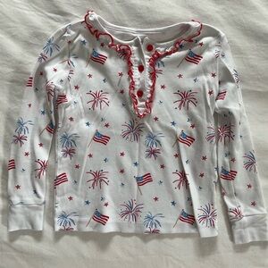 Little English 2-piece fireworks pajamas